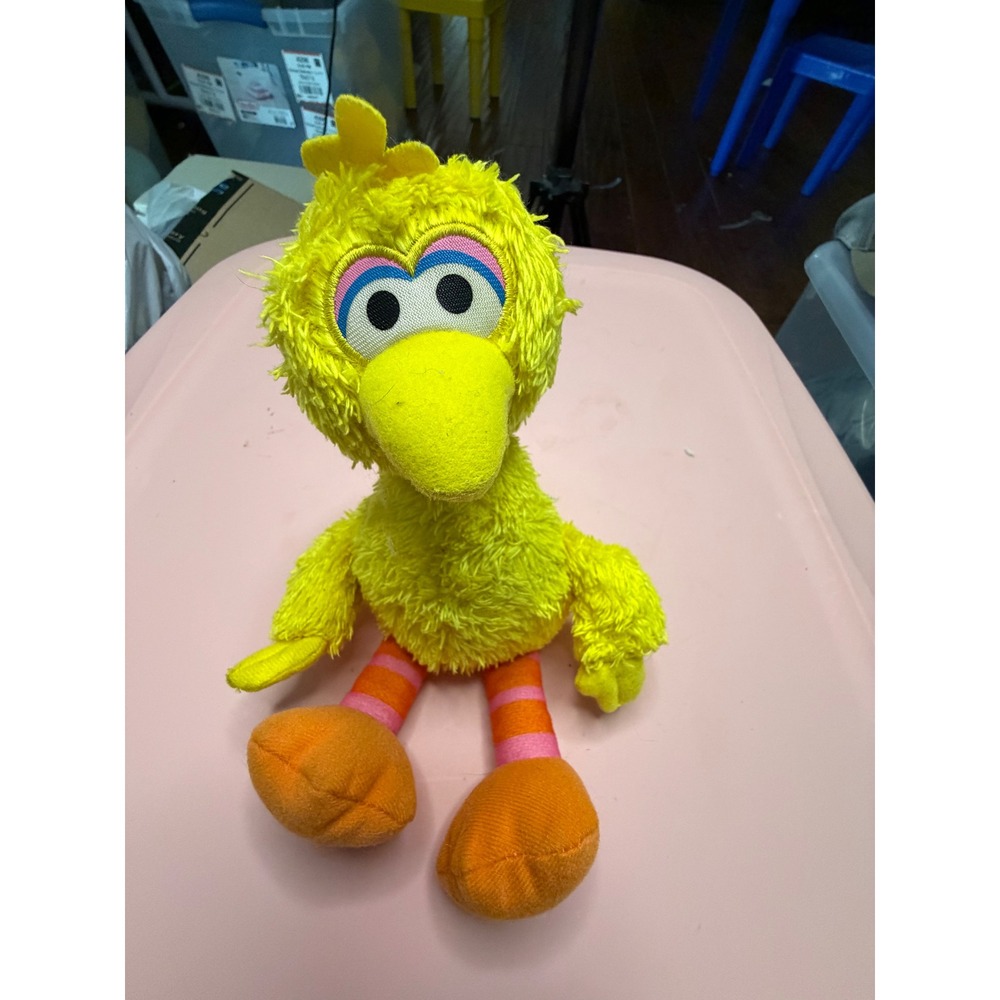 Sesame‎ Street Big Bird Plush Hasbro 2010 Yellow Stuffed Animal Toy 34123/33664